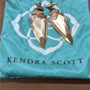 Kendra Scott Gold Statement Earrings